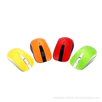 New Product 2.4GHz USB Optical 4D Wireless Computer Mouse, Multicolor are Available